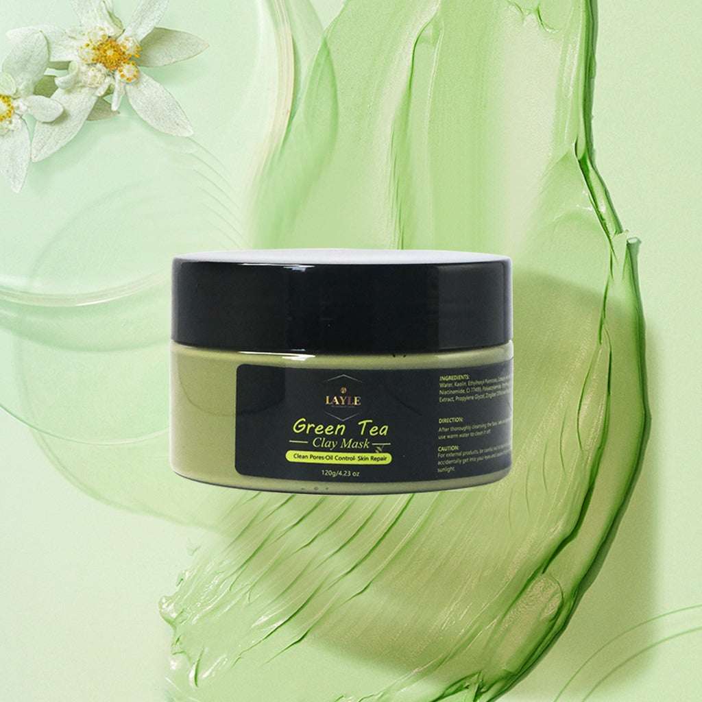 Green Tea Clay Mask – Purify, Hydrate & Glow 🌿✨